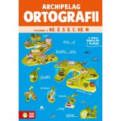 Książeczka edukacyjna Zielona Sowa Archipelag ortografii. Ćwiczenia z rz,ż, ś, ź, ć, dź, ń