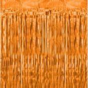 Dekoracja Antella Kurtyna dekoracyjna 100x200cm pomarańczowa