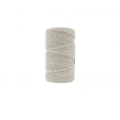 Sznurek Tierra ozdobny, pastel biały 50m