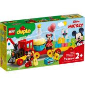 Klocki konstrukcyjne Lego Duplo Urodzinowy pociąg myszek Miki i Minnie (10941)