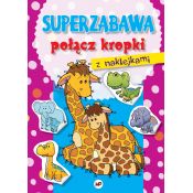 Kolorowanka Superzabawa.Połącz kropki z żyrafami