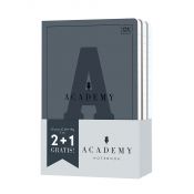 Zeszyt Interdruk ACADEMY CARBON A5 60k. 70g linia