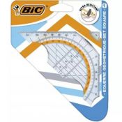 Ekierka Bic blister +kątomierz w jednym (9967421)