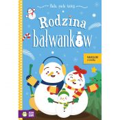 Książeczka edukacyjna Zielona Sowa Pada, pada śnieg.Rodzina bałwanków