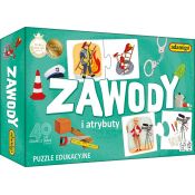 Puzzle Kukuryku zawody i atrybuty 24 el.