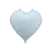 Balon foliowy Partydeco serce mglisty niebieski, 45cm 18cal (FB9T-093)