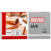 Zszywki 24/6 Novus miedzianowe 24/6 1000 szt (040-0206)