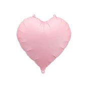 Balon foliowy Partydeco serce różowe, 45cm 18cal (FB9T-081)