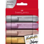 Zakreślacz Faber Castell Metalic, mix 1-5mm (154640)