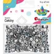 Cekiny Titanum Craft-Fun Series okrągłe 7mm 14g (CM6S)