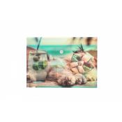 Teczka plastikowa na guzik CHILLOUT Cat A5 mix Panta Plast (0410-0069-54)