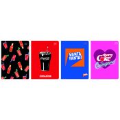 Zeszyt Interdruk COCA COLA MAT+UV A5 32k. 70g krata