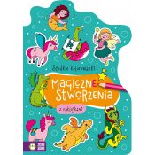 Książeczka edukacyjna Zielona Sowa Słodkie kolorowanki. Magiczne stworzenia