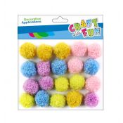 Pompony Craft with Fun mix 20 szt (463469)