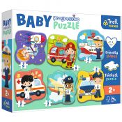 Puzzle Trefl baby Zawody i pojazdy (44001)