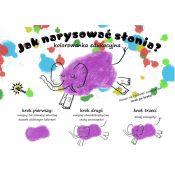 Książeczka edukacyjna Abino Jak narysować słonia?