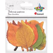 Ozdoba papierowa Titanum Craft-Fun Series liście (24XQ0501-9)