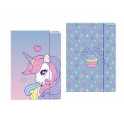 Teczka kartonowa na gumkę Unicorn A4 mix Starpak (553546)