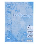 Papier kredowy Kreska A4 biały