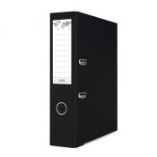 Segregator dźwigniowy Basic z szyną A4 75mm czarny (21024221-05)