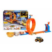 Tor wyścigowy Hot Wheels City pętla skok po trofeum (JBX64)