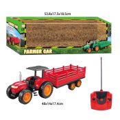 Traktor Lean farmerski RC czerwony (22934)