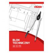 Blok techniczny Herlitz 9583626 A4 biały 10k (400198599)