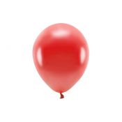 Balon gumowy Partydeco Metalizowane Eco Balloons czerwony 260mm (ECO26M-007)