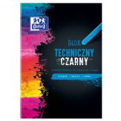 Blok techniczny Oxford Oxford A3 czarny 210g 10k (400093235)