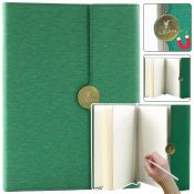 Notes Lean Biurowy Na Magnes Notatnik Z Obiciem Zielony A5 95k. linia [mm:] 210x150 (20684)
