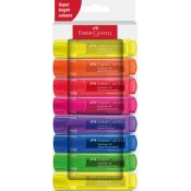 Zakreślacz Faber Castell Neon 1546 8 kol. mix 1,0-5,0mm (254648 FC)