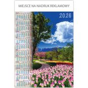 Kalendarz ścienny Telegraph PARK plakatowy 670mm x 988mm (04)