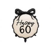 Balon foliowy Partydeco pastylka Happy 60 18cal (FB266-60)