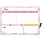 Podkład na biurko Biurfol PUPPIES PLANER MAGNETYCZNY TYGODNIOWY mix PVC PCW [mm:] 350x250 (PM-02-36)