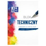 Blok techniczny Oxford Oxford A4 biały 250g 10k (400093199)