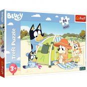 Puzzle Trefl Bluey Wspaniały dzień Bluey 24 el. (14357)