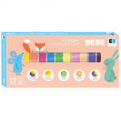 Plastelina Interdruk 12 kol. BB KIDS pastel mix (IPL12BBKP)