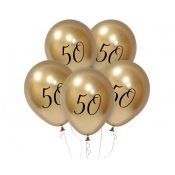 Balon gumowy Godan Beauty&Charm Numer 50, platynowe złoty 12cal (GZ-Z505)