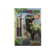 Kolorowanka Antella Dinozaur + kredki