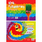 Blok rysunkowy Protos A4 kolorowy 80g 30k