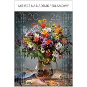 Kalendarz ścienny Telegraph BUKIETY plakatowe 670mm x 988mm (16)