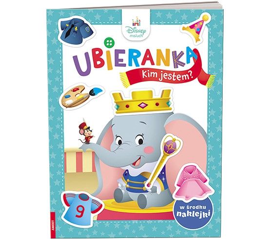 Książeczka edukacyjna Ameet Disney Maluch. Ubieranka. Kim jestem? (MUB 9201)