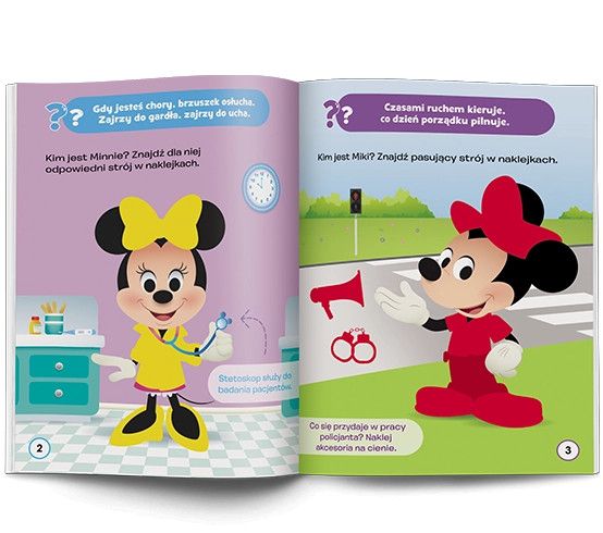 Książeczka edukacyjna Ameet Disney Maluch. Ubieranka. Kim jestem? (MUB 9201)