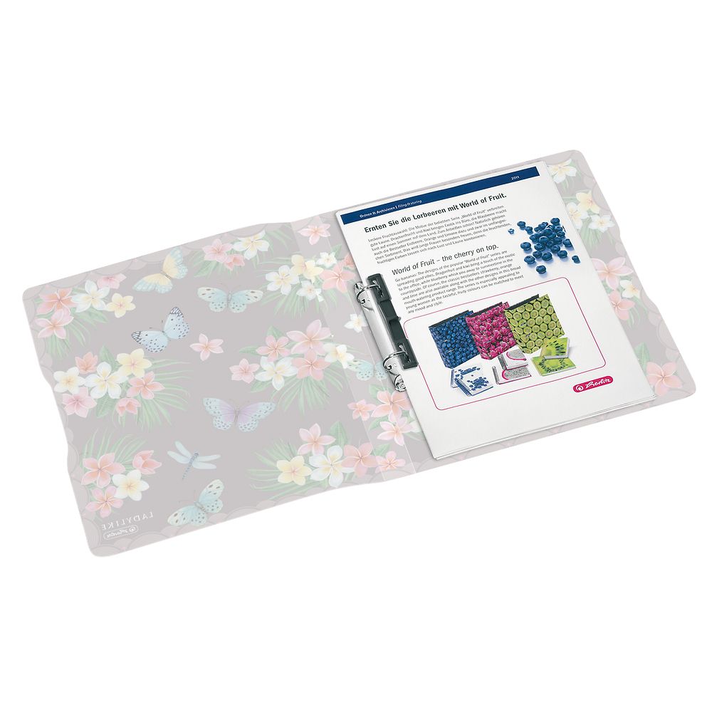 Segregator ringowy Herlitz 50044047 LadyLike Butterflies A4 25mm (300001533)