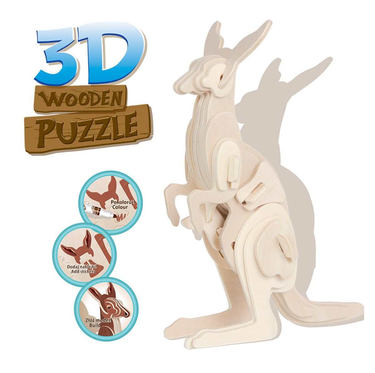 Puzzle Patio Colorino drewniane (32490)