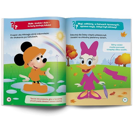 Książeczka edukacyjna Ameet Disney Maluch. Ubieranka. W co się ubrać? (MUB 9202)