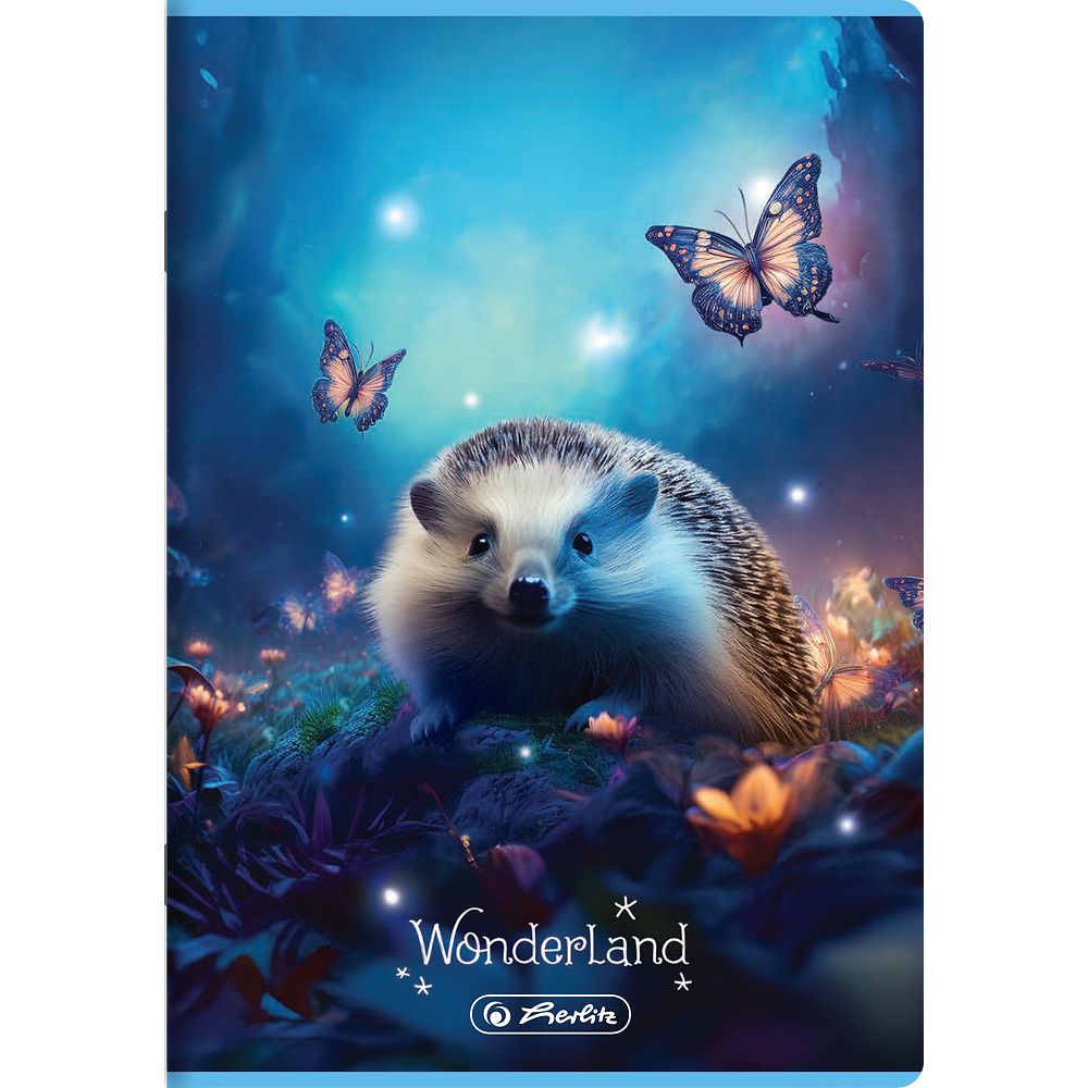 Zeszyt Herlitz Wonderland A5 32k. 70g linia podwójna kolorowa (400196831)