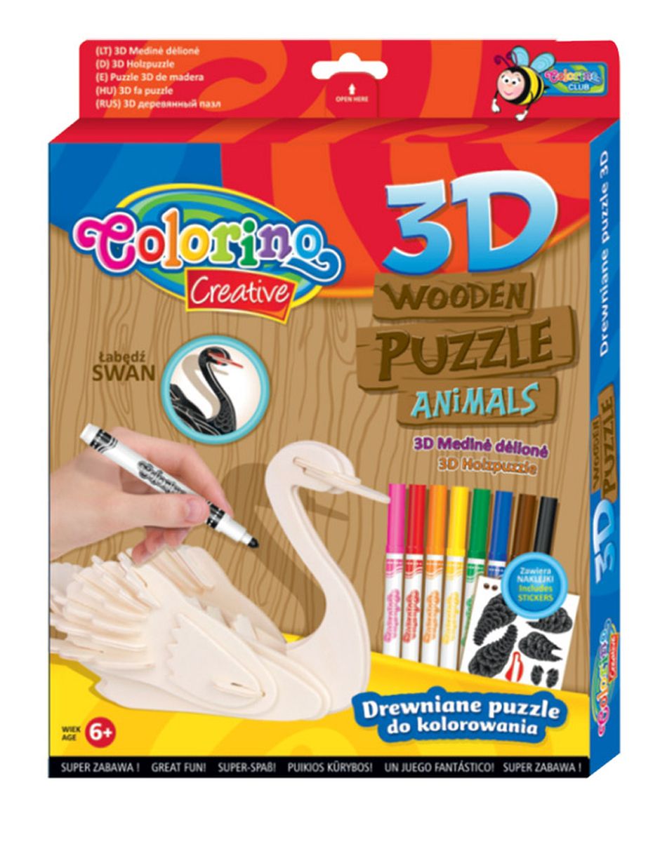 Puzzle Patio Colorino drewniane (32490)