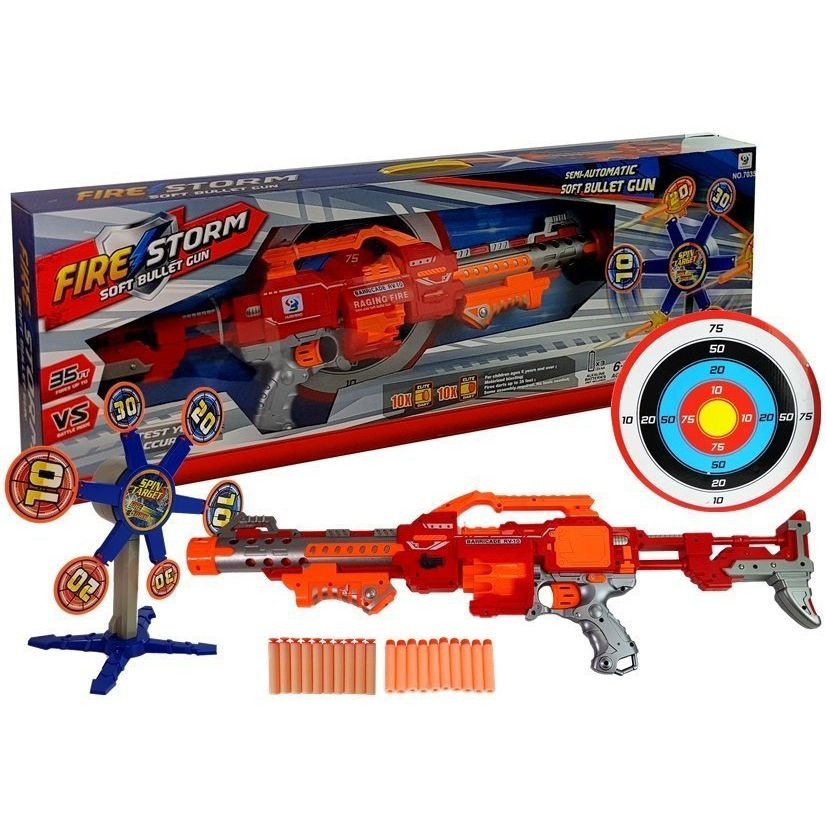 Karabin Lean na Piankowe Strzałki z Tarczą Obrotowy Cel 66 cm (7522)