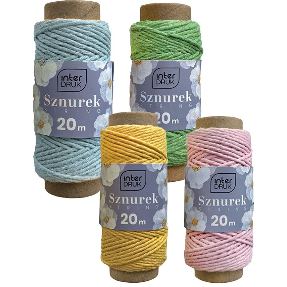 Sznurek Interdruk szurek PASTEL 5902277345530 20m (20m)